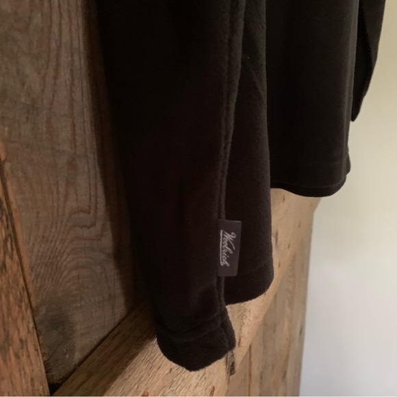 Men’s XXL WOOLRICH Modern Fit Black Lightweight Soft Fleece Half Zip Jacket NWT - Picture 6 of 14